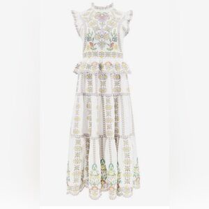 Christy Lynn's the Lydia multi-colored embroidery Dress
